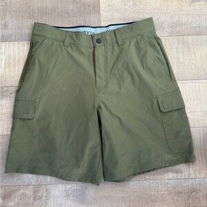 Orvis Men’s Cargo Shorts lightweight Polyester 34”‎ Green